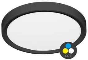 Ecolite W007-CCT/40W/CR - LED Stropné svietidlo SALY LED/40W/230V IP40 čierna