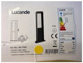Lucande Lucande - LED Vonkajšia lampa SECUNDA LED/11W/230V IP54 LW1236