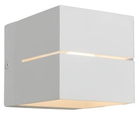 Moderná nástenná lampa biela 9,7 cm - Transfer Groove