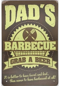 Ceduľa Dads Barbecue