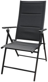 Stolička 7-pozícii Pia s vyplnením čierna