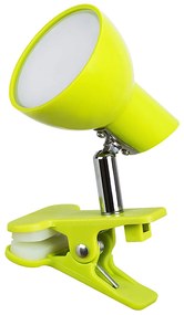 RABALUX Stolná LED lampička s klipom NOAH, zelená