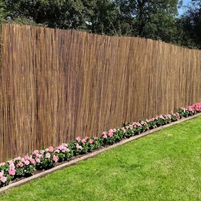 MultiGarden Obojstranná bambusová rohož 150x500 cm na plot balkóna terasy prírodná MultiGarden