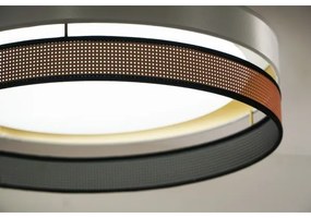 Duolla- LED Stropné svietidlo ROLLER DUO SHINY LED/24W/230V pr. 45 cm biela/medená