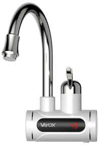 Prietokový ohrievač vody s LED displejom 3000W/230V IPX4 biela