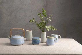 Modrá porcelánová kanvica na čaj 1 l Juna – Premier Housewares