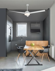 Stropný ventilátor Flow 15.2 biele s diaľkovým ovládaním