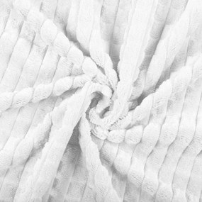 Biante Detské posteľné obliečky do postieľky Minky kocky MKK-007 Biele Do postieľky 90x130 a 40x60 cm