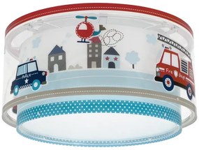 Dalber 60616 - Detské stropné svietidlo POLICE 2xE27/60W/230V