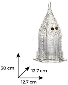 CRYSTALITE BOHEMIA KRIŠTÁĽOVÁ MISKA BOHEMIA EMPIRE STATE 30CM
