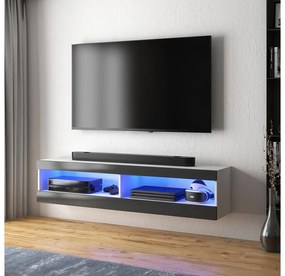 TV skrinka/stolík Violett 100 (s osvetlením) (biela + čierna). Vlastná spoľahlivá doprava až k Vám domov. 1098637