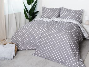 XPOSE® Krepové obliečky MIRIAM DUO - sivé/biele