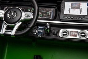 LEAN CARS Elektrické autíčko Mercedes G63 XXL zelené 4x4 24V