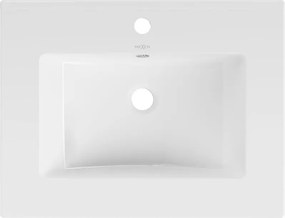 Mexen Atena umývadlo zapustené do dosky 61 x 46 cm, biele - 25016000