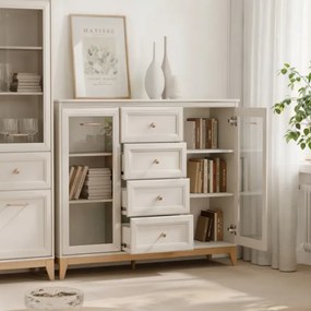 Dizajnová komoda DANNA 140 cm kašmír