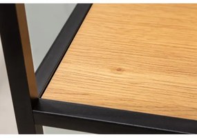 Knižnica/Regál 42026 135cm Slim Line Divoký Dub  - Komfort-nábytok