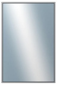 DANTIK - Zrkadlo v rámu, rozmer s rámom 40x60 cm z lišty Hliník šedá (7002006)