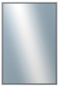 DANTIK - Zrkadlo v rámu, rozmer s rámom 40x60 cm z lišty Hliník šedá (7002006)