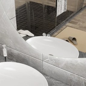 Erga Amelia, asymetrické LED zrkadlo 120x75 cm, 3993 lm, 3 farby svetla, zadné osvetlenie, ERG-V01-407-1275-00