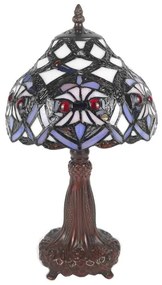 Stolová rustikálna lampa Tiffany 20*34