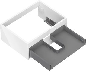 Mexen Box-A, závesná skrinka 60 cm, 1 zásuvka, biela lesklá, 91AX0-0600-235-1-00