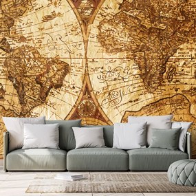 Tapeta stará mapa sveta