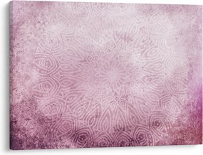 Obraz - Mandala v ružovej stene (70x50 cm)