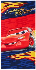 Dětská rychleschnoucí osuška BORD CARS 70x140 cm modrá/červená