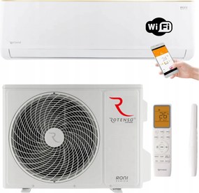 Nástenná klimatizácia Rotenso Roni 3,5kW s funkciou vykurovania, Klimatizácia WiFi