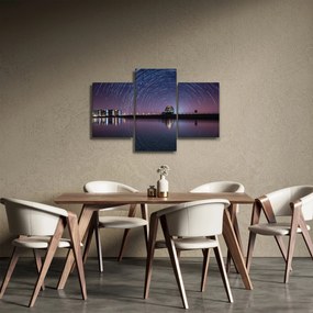 Obraz nočnej oblohy s hviezdami (90x60 cm)