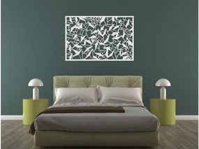 drevko Obraz z dreva Polygonalia Rozmer obrazu: 29 x 44,5 cm, Farba dekorácie: Čierna