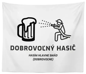 Sablio Deka Dobrovoľný hasič: 150x120 cm