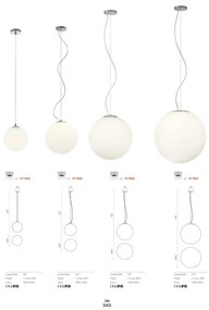 Redo 01-1065 - Luster na lanku OLA 1xE27/42W/230V