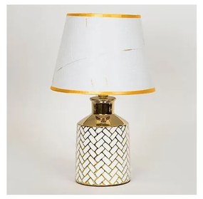 Stolná lampa 1xE14/40W/230V biela/zlatá