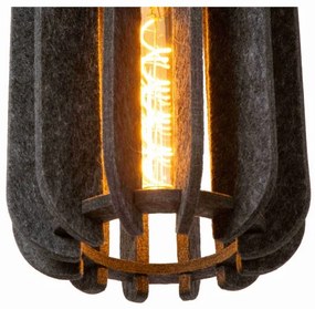 Lucide 45492/01/36 - Luster na lanku RAFAL 1xE27/40W/230V čierna/šedá