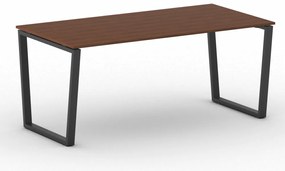 Kancelársky stôl PRIMO IMPRESS, 180x90 cm, čierna podnož, čerešňa