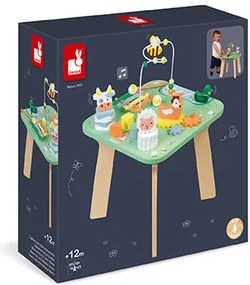 Drevený motorický stolík s aktivitami