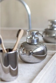 Keramický dávkovač mydla v striebornej farbe 200 ml Lotus – Mette Ditmer Denmark