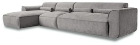 Svetlosivá rohová pohovka (ľavý roh) Flex Felix – Miuform