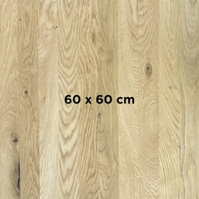 DUBLINO OAK STANDART 40 MM - MASÍVNA STOLOVÁ DOSKA 60 x 60 cm