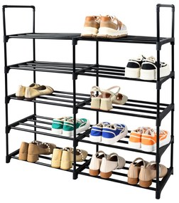 Modulární botník Aron 90 cm černý