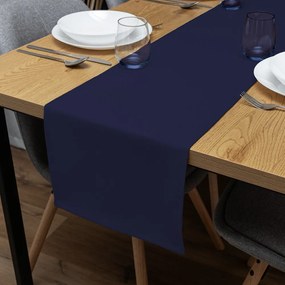 Biante Dekoračný behúň na stôl Rongo RG-079 Námornícka modrá 20x120 cm
