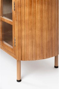 TV stolík z kaučukového dreva v prírodnej farbe 150x55x38 cm Yaz – White Label