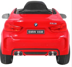 Ramiz Detské elektrické autíčko BMW X6M - červené SUV + diaľkové ovládanie