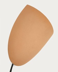 Nástenné svietidlo do zásuvky v terakotovej farbe Nibla – Kave Home