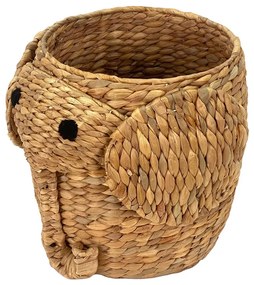 Detský kôš na hračky z vodného hyacintu v prírodnej farbe ø 30x35 cm Elephant – Compactor