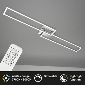 Brilo - LED Stmievateľný prisadený luster FRAME 2xLED/20W/230V + DO