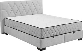 XXXLutz AMERICKÁ POSTEĽ, 160/200 cm, svetlosivá MID.YOU - Online Only spálne - 002220053810
