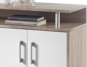 Komoda Drift, dub sonoma/biela