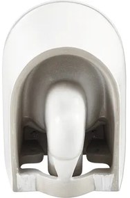 Závesné WC set Jungborn ONE hĺbka 48 cm skrátený bez splachovacieho kruhu vr. WC dosky so Soft-close